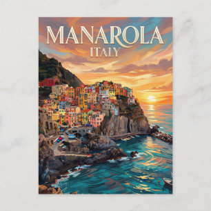 Cartão Postal Manarola Itália