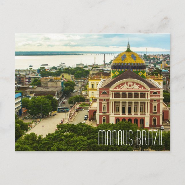 Cartão postal Manaus Brasil (Frente)