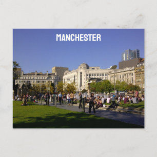 Cartão Postal Manchester Piccadily Gardens