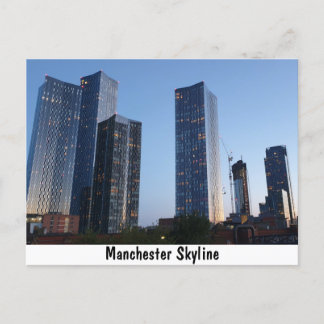 Cartão Postal Manchester Skyline