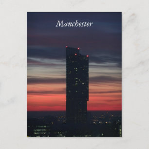 Cartão Postal Manchester Sunset