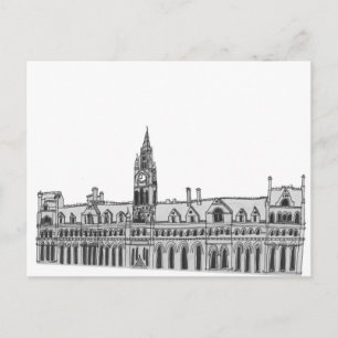 Cartão Postal Manchester Town Hall