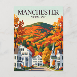 Cartão Postal Manchester Vermont