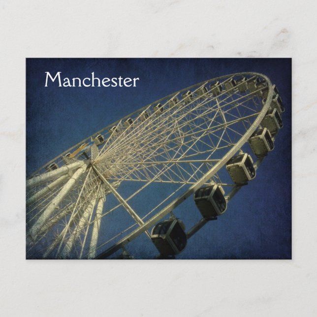 Cartão postal Manchester Wheel (Frente)