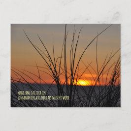 Cartão Postal Manchmal sagt dir ein Sonnenuntergang mehr als tau