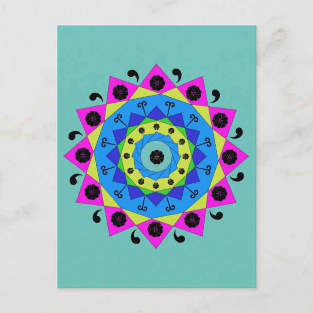Cartão Postal Mandala (Frente)