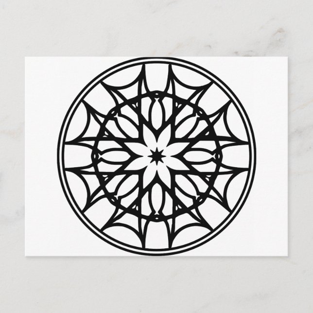 Cartão Postal Mandala 11 (Frente)