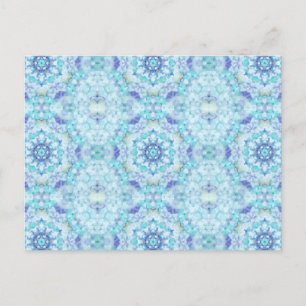 Cartão Postal Mandala de Azulejo Azul