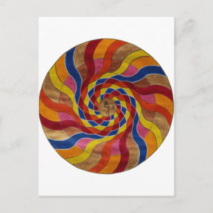 Cartão Postal Mandala Mantra "Om mani peme hung"