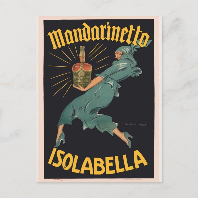 Cartão Postal Mandarinetto, Isolabella (Frente)