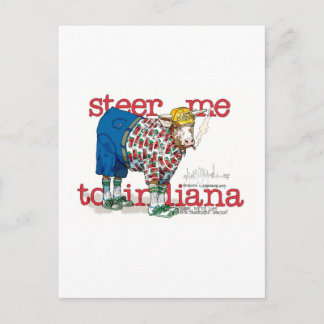 Cartão Postal Mande-me para Indiana