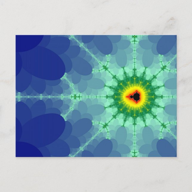 Cartão Postal Mandel em um Cartão-Postal Lilly Pad (Frente)