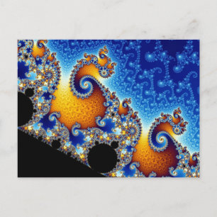 Cartão Postal Mandelbrot Definir Forma Fractal