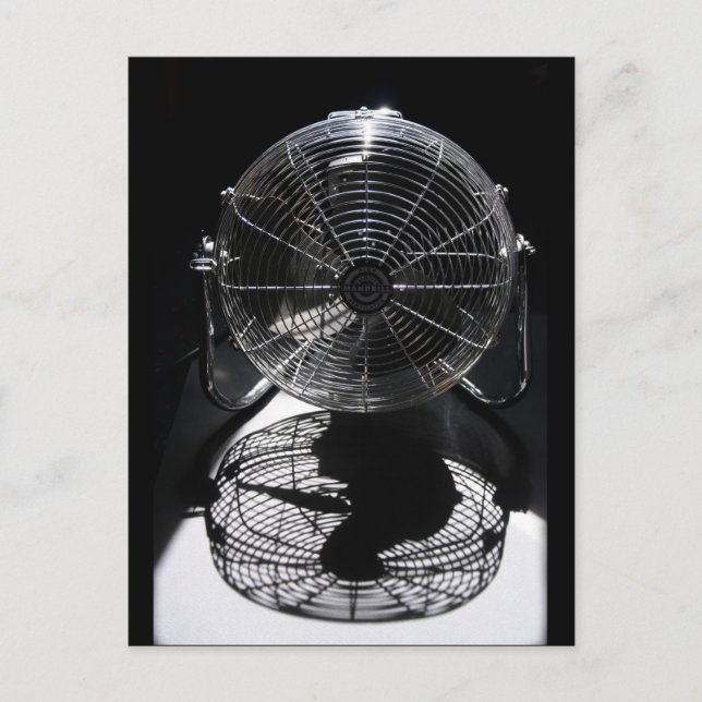 Cartão Postal Mandrill Ventilator BW - Fotografia de Vida Estáti (Frente)