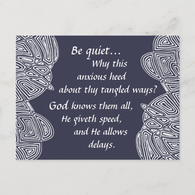 Cartão Postal Maneiras Enredadas (Frente)