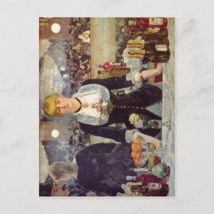 Cartão Postal Manet, Bar Edouard em den Folies-Berg?re Espa?ol:
