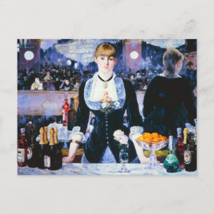 Cartão Postal Manet Bar no Folies Bergere Postcard