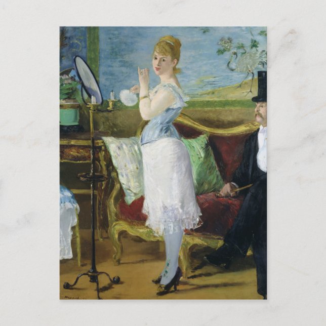 Cartão Postal Manet | Nana, 1877 (Frente)