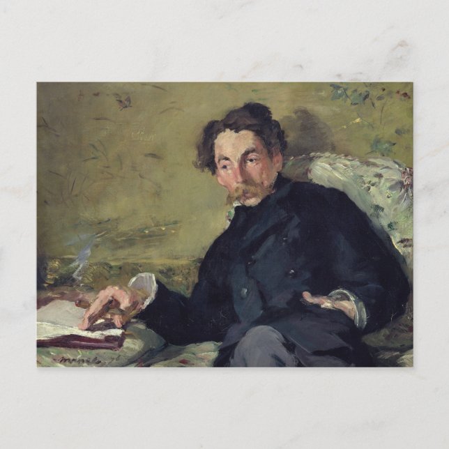 Cartão Postal Manet | Stephane Mallarme 1876 (Frente)