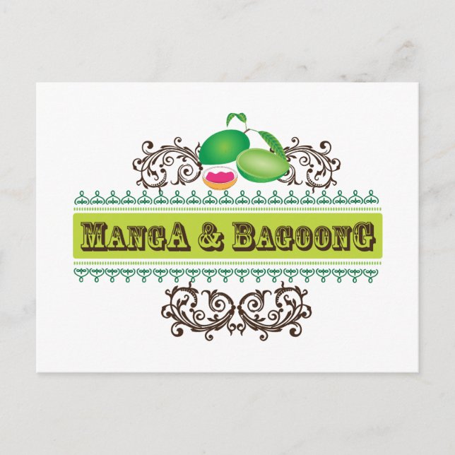 Cartão Postal Manga em Bagoong (Frente)