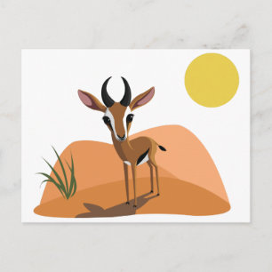 Cartão Postal Mango the Gazelle