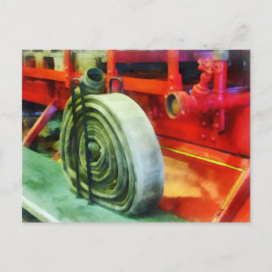 Cartão Postal Mangueira Enrolada no Caminhão de Fogo