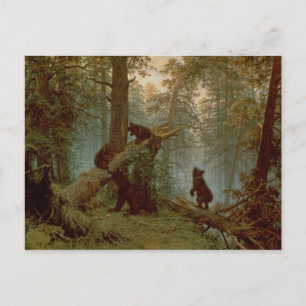 Cartão Postal Manhã na Floresta dos Pinheiros, 1889