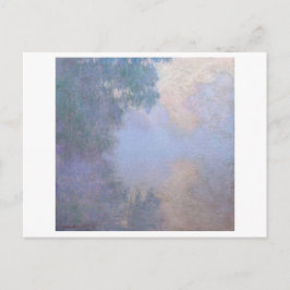 CARTÃO POSTAL "MANHÃ NA SEINE PERTO DE GIVERNY" CLAUDE MONET