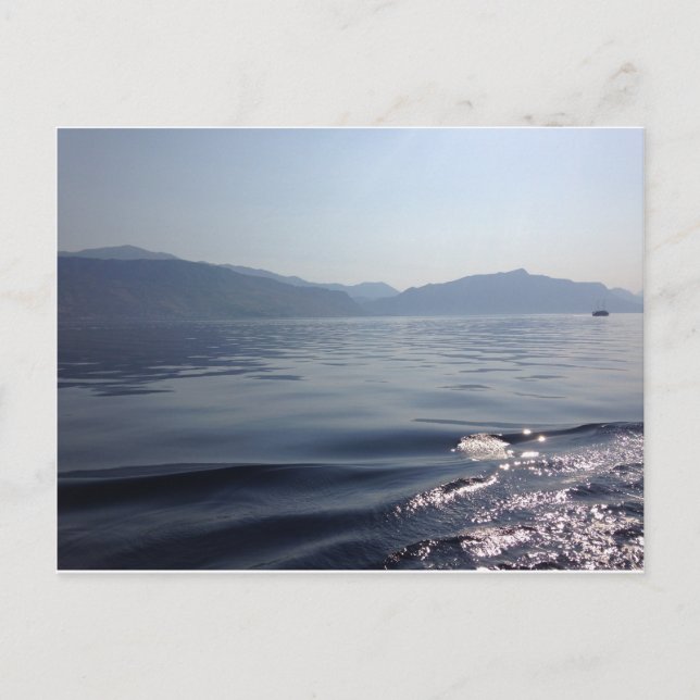 Cartão Postal Manhã no mar (Frente)