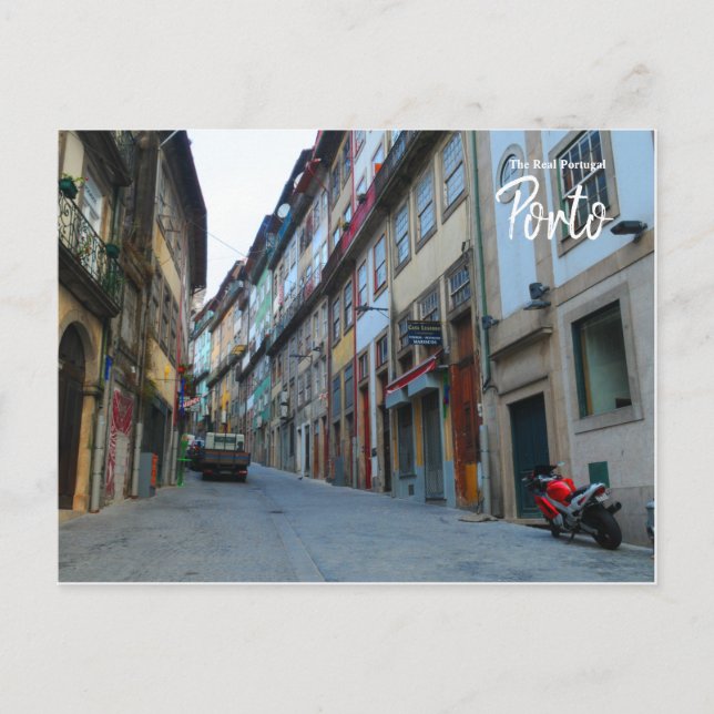 Cartão Postal Manhã no Porto - O Real Portugal (Frente)