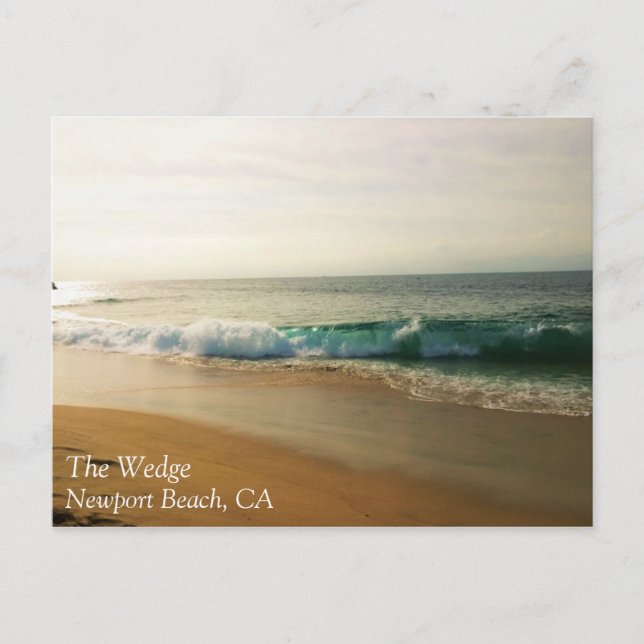 Cartão Postal Manhã no Wedge, CA (Frente)