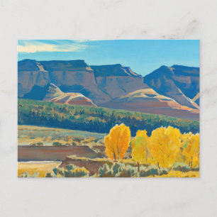 Cartão Postal Manhã pacífica por Maynard Dixon