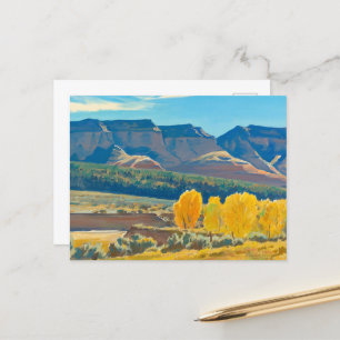 Cartão Postal Manhã pacífica por Maynard Dixon