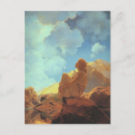 Cartão Postal Manhã (Primavera), Maxfield Parrish Fine Art