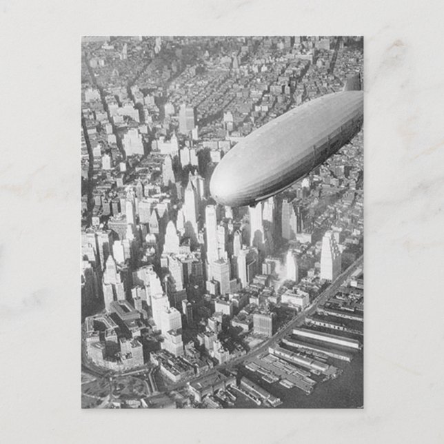 Cartão Postal Manhattan Blimp (Frente)