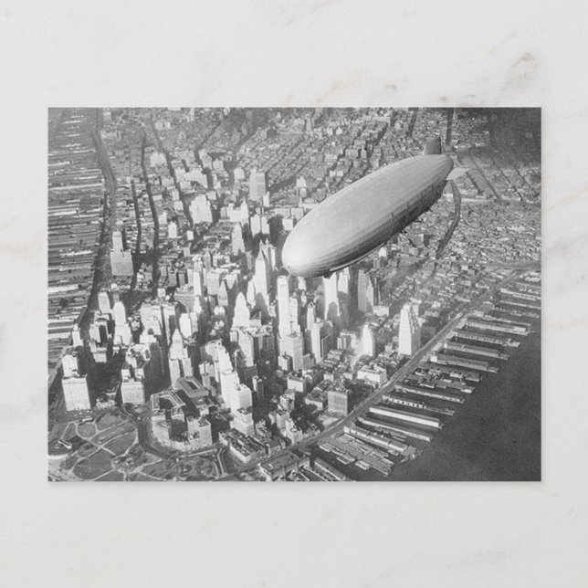 Cartão Postal Manhattan Blimp (Frente)