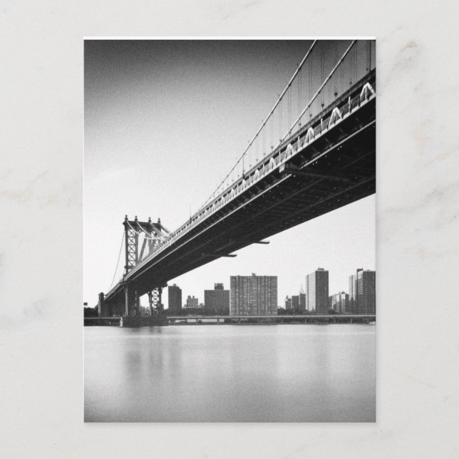 Cartão Postal Manhattan Bridge and skyline, New York, US. (Frente)