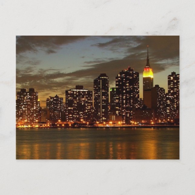Cartão Postal Manhattan, Cartão-postal de Nova Iorque (Frente)