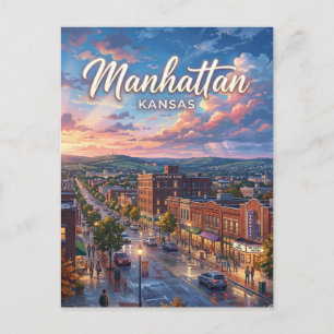 Cartão Postal Manhattan Kansas