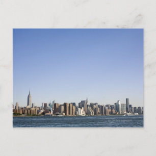 Cartão Postal Manhattan Skyline, Nova Iorque, NY, EUA