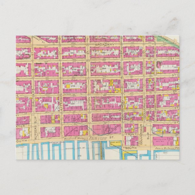 Cartão Postal Manhatten, Nova Iorque 22 (Frente)