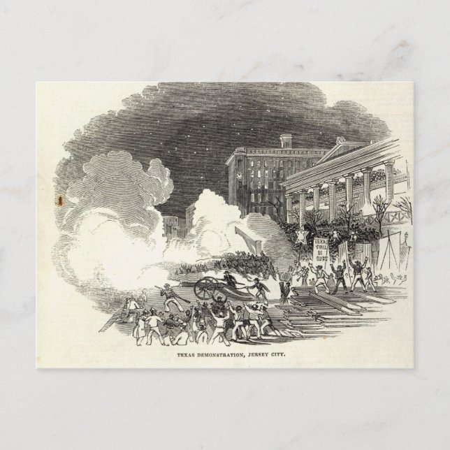 Cartão Postal Manifestação em Jersey City (Frente)