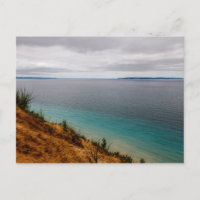 Manitou Islands Seen from Pyramid Point, Michigan