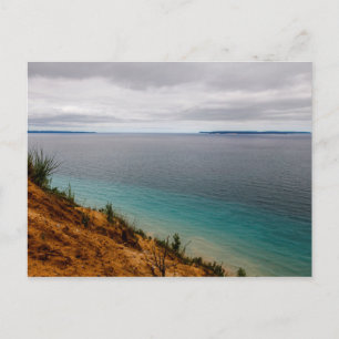 Cartão Postal Manitou Islands Seen from Pyramid Point, Michigan