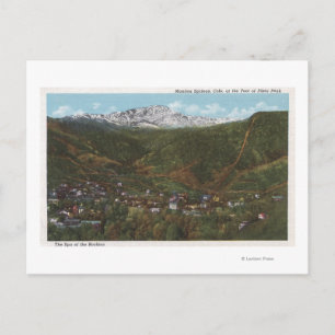 Cartão Postal Manitou Primavera, CO - O Spa das Rockies