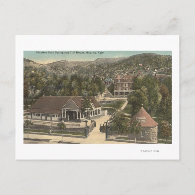 Cartão Postal Manitou Primaveras, CO 3 (Frente)