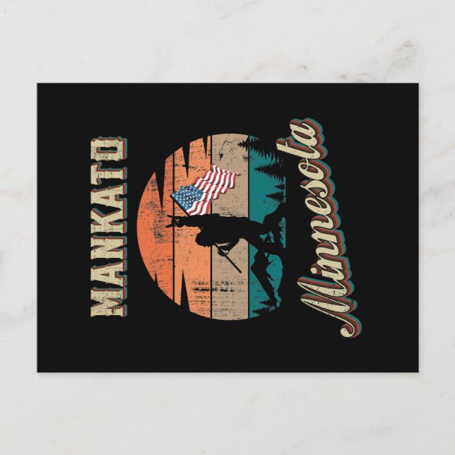 Cartão Postal Mankato Minnesota (Frente)