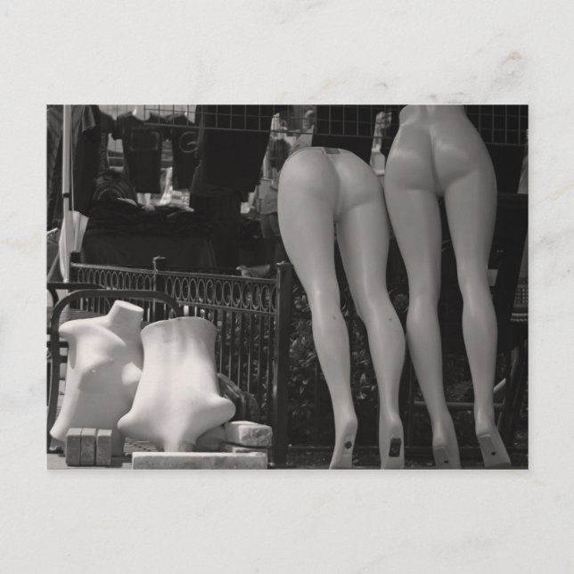 Cartão Postal Mannequins Desmantelados (Frente)
