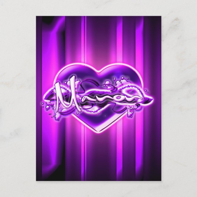 Cartão Postal Manon (Frente)