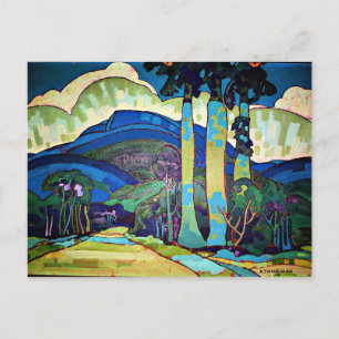 Cartão Postal Manookian - Paisagem Havaiana